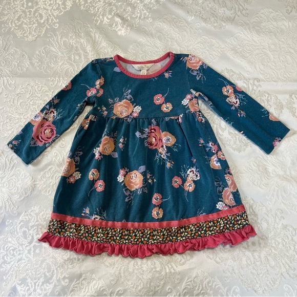 Matilda Jane Long Sleeve Rose Dress Size 18-24 Months - Picture 1 of 7